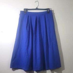 Blue pleated skirt size medium